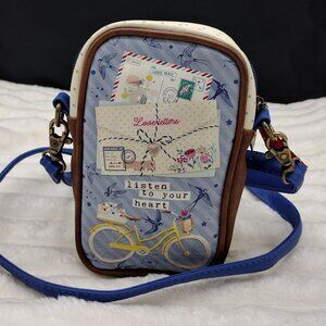 Vintro Love Letters Crossbody Bag – Romantic Illustration Design